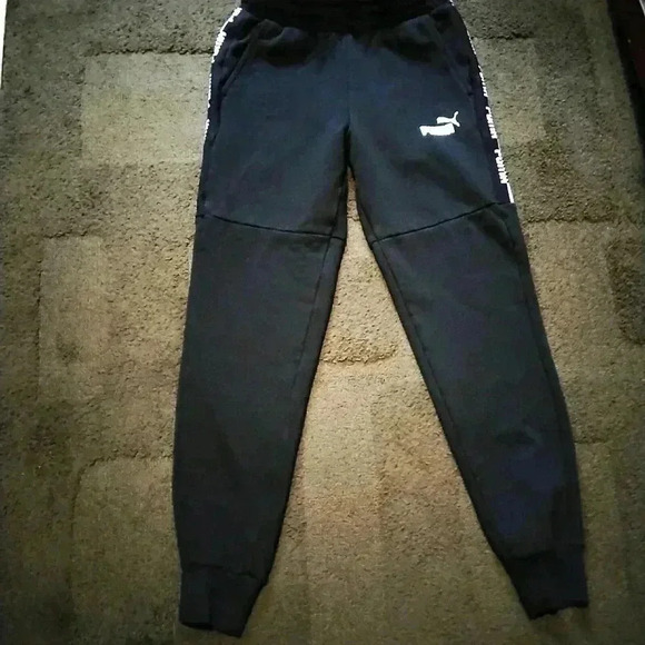 Puma Sweatpants, S, Black - Picture 1 of 5
